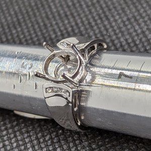 Sterling Silver Semi Mount size 7